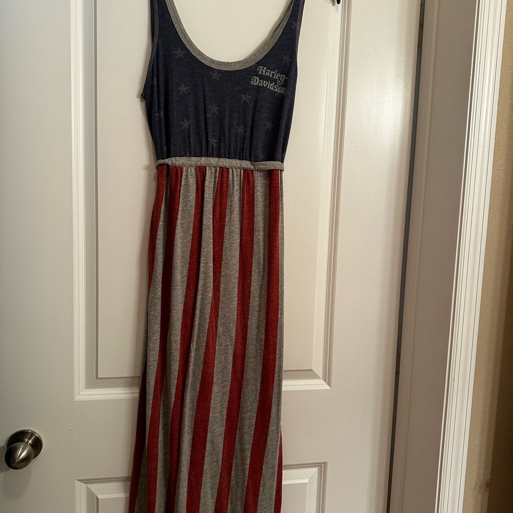 Harley-Davidson Stars and Stripes Maxi Dress